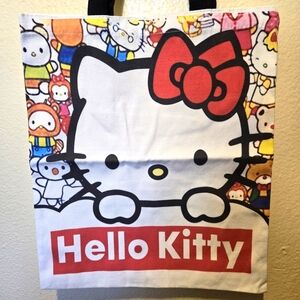 Hello Kitty Canvas Tote Bag